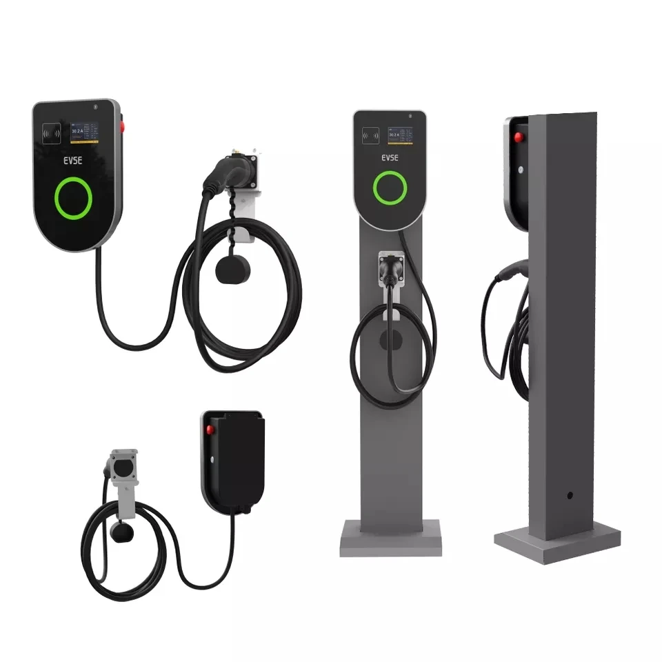 Stasiun Pengisian Daya Mobil L - 22Kw Wallbox Type 2 Ocpp Rfid ulasan dan harga