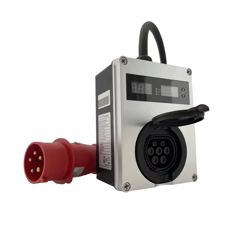 Pengisi Daya Mobil Listrik Min - Portable Ev Charger 32A Type 2 Cee Plug ulasan dan harga
